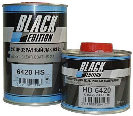 BLACK EDITION 2K прозрачный лак MS 2:1 (1л+0,5л)