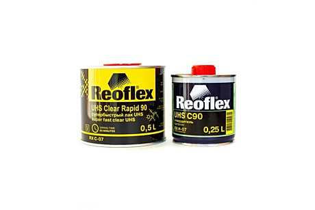 REOFLEX  Супербыстрый лак UHS (0,5л + 0,25л) 