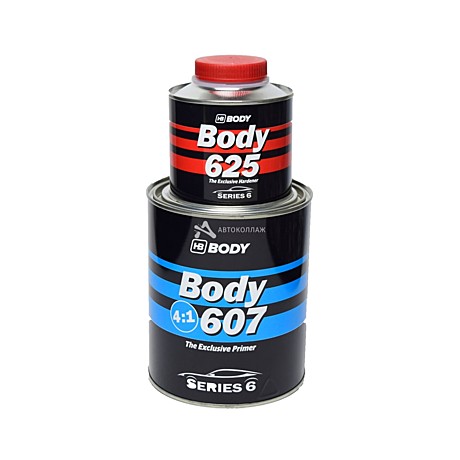 Грунт HB BODY 607 4:1 белый 0,8л + 0.2 