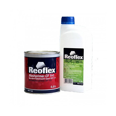 REOFLEX Фосфатирующий грунт CF 1+1 жёлтый(0,8л+0,8л) 