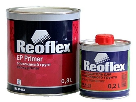 REOFLEX/РЕОФЛЕКС Грунт эпоксидный Эпиппраймер Серый 0,8+0,2